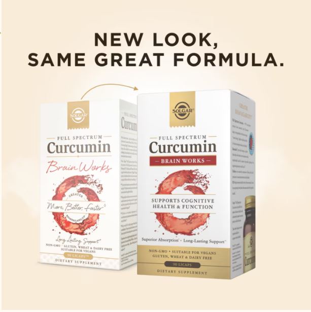 Full Spectrum Curcumin Brain Works 90 Licaps