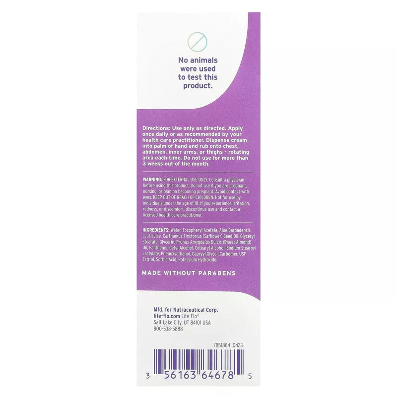 Estriol Natural Balancing Cream 4 oz by Emerita