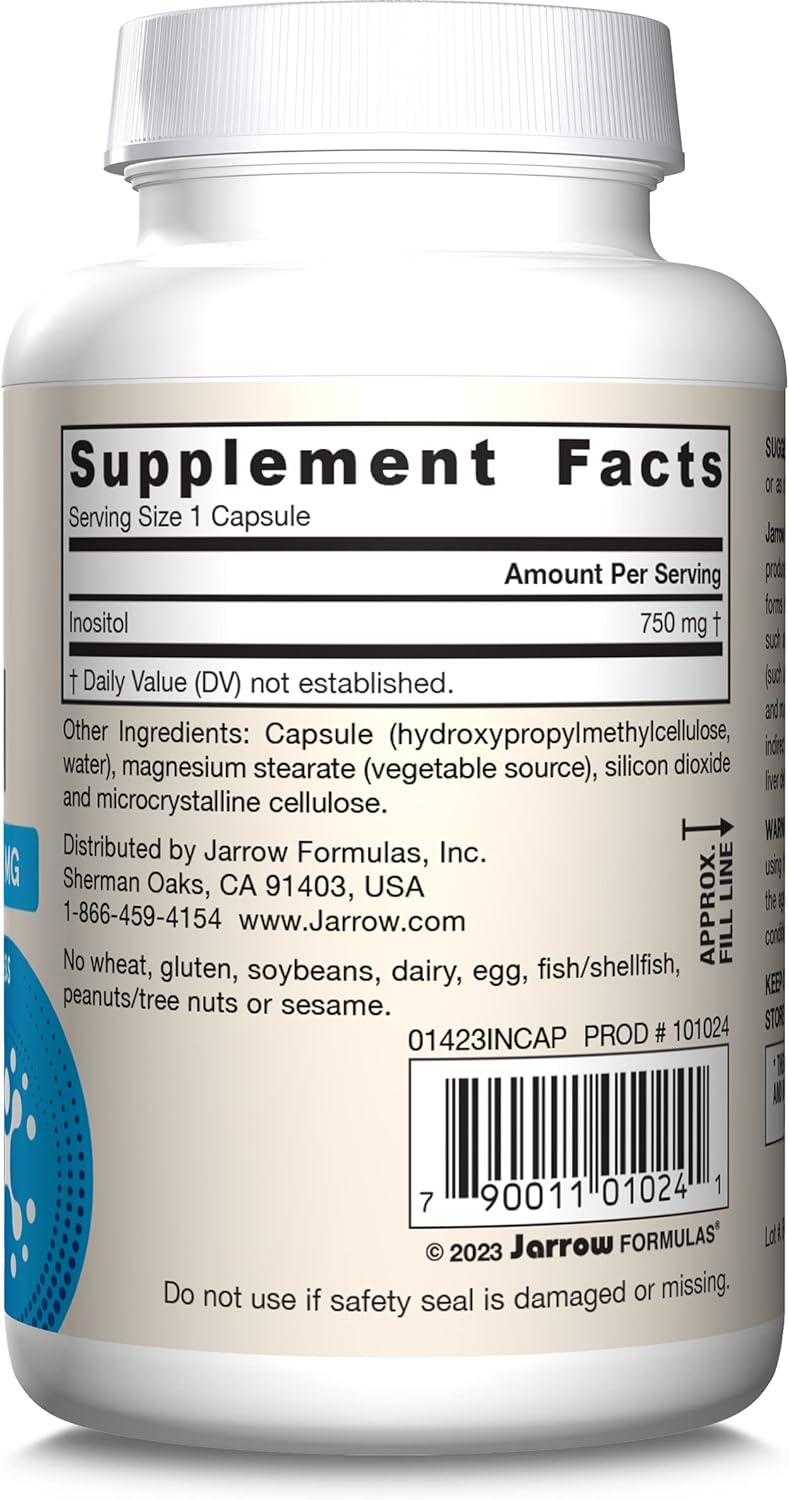 Inositol 750 mg 100 Veggie Caps