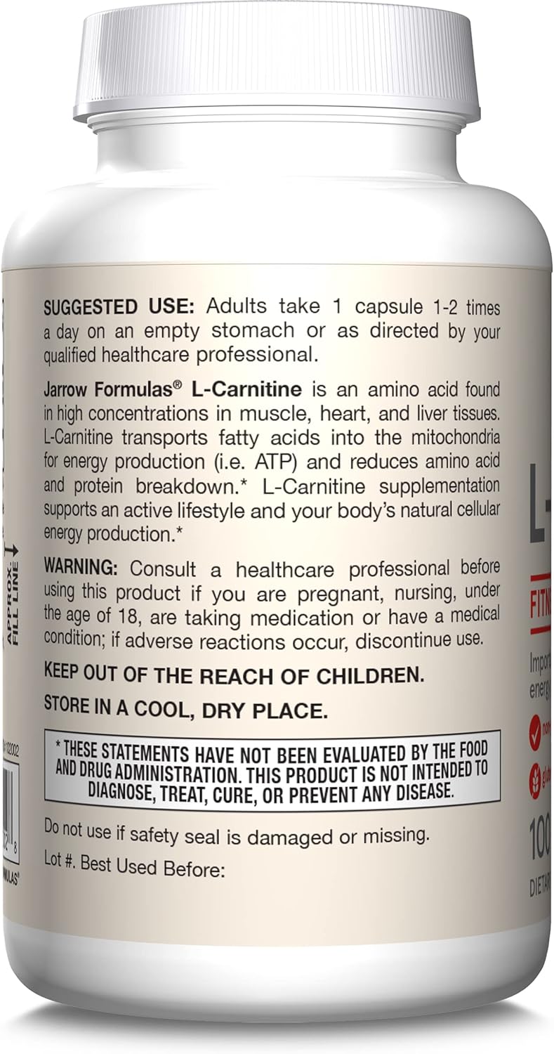 L-Carnitine 500 mg 100 Capsules