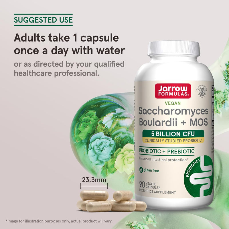 Saccharomyces Boulardii + MOS 90 Veggie Caps