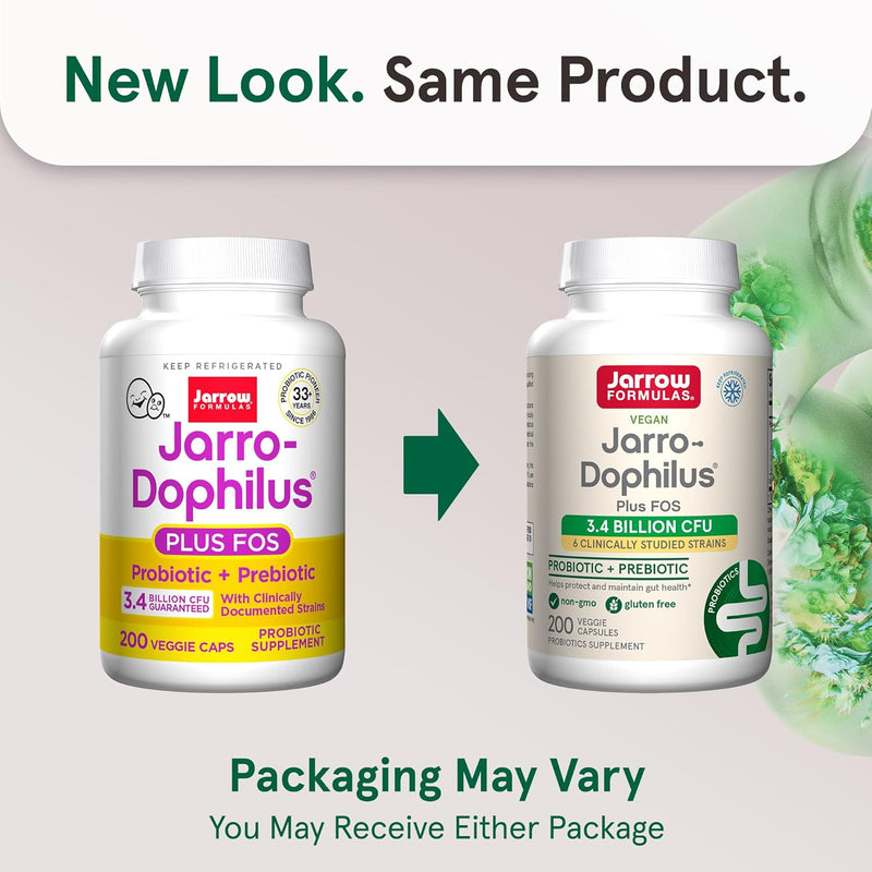 Jarro-Dophilus + FOS 200 Capsules