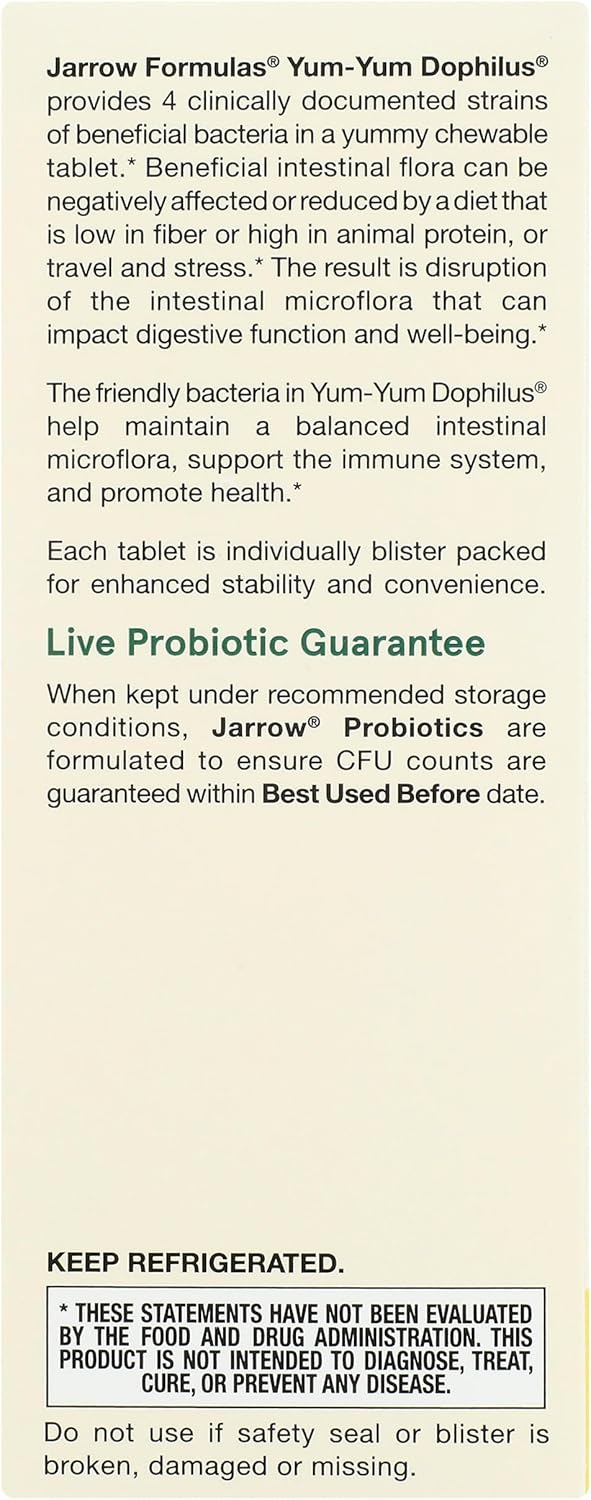 Yum-Yum Dophilus 60 Chewable Tablets