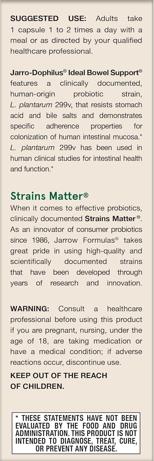 Ideal Bowel Support L. plantarum 299v 30 Veggie Caps
