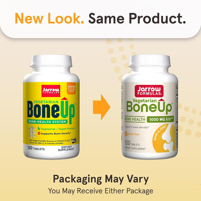 Bone-Up Vegetarian/Vegan Formula with Calcium Citrate 120 Tablets