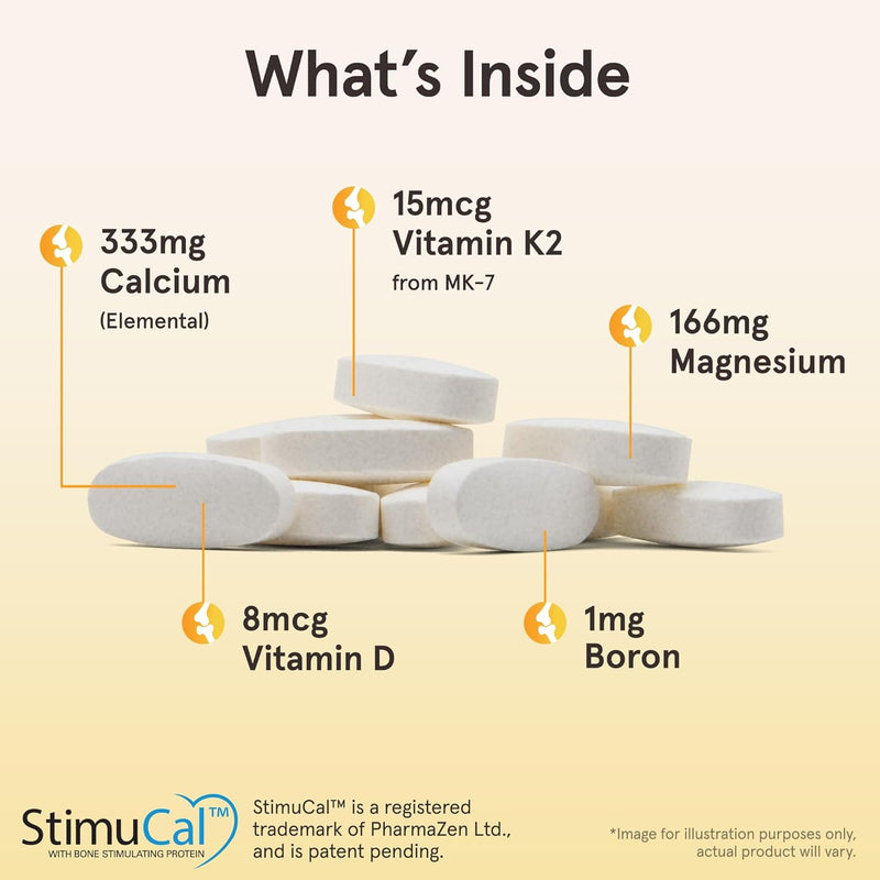 Bone-Up Vegetarian/Vegan Formula with Calcium Citrate 120 Tablets