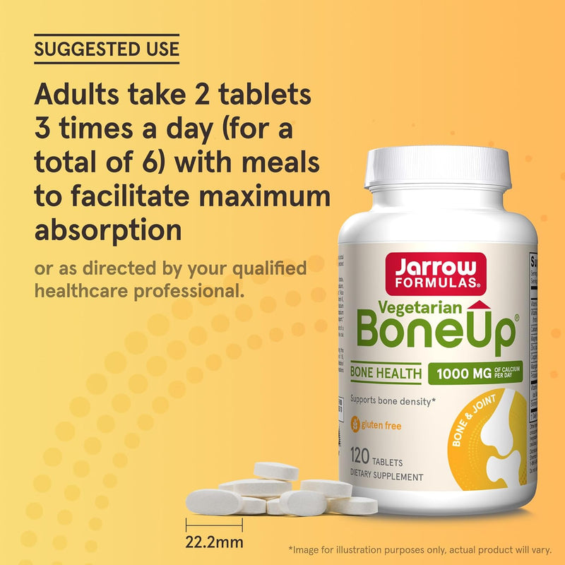 Bone-Up Vegetarian/Vegan Formula with Calcium Citrate 120 Tablets