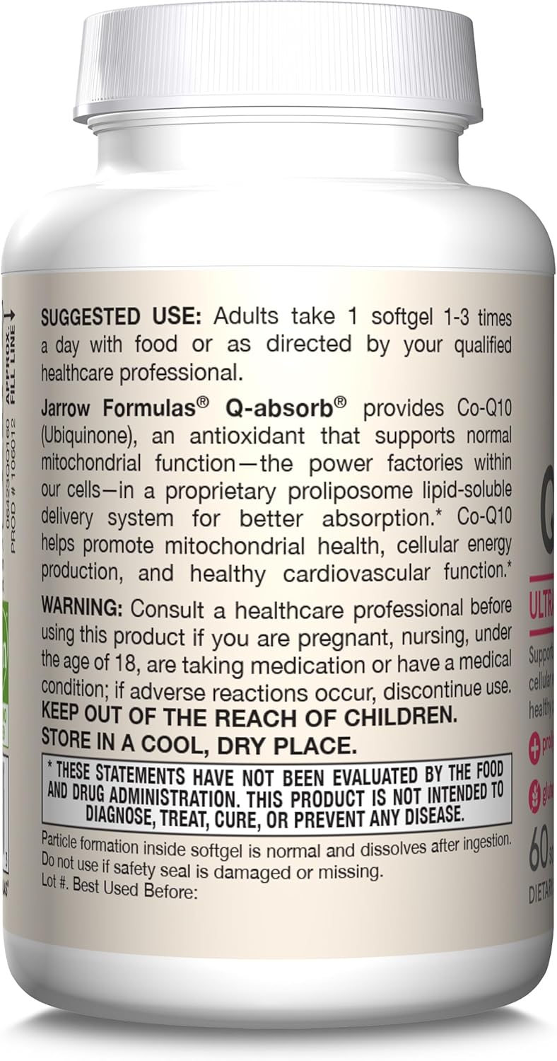 Q-Absorb Co-Q10 100 mg 60 Softgels