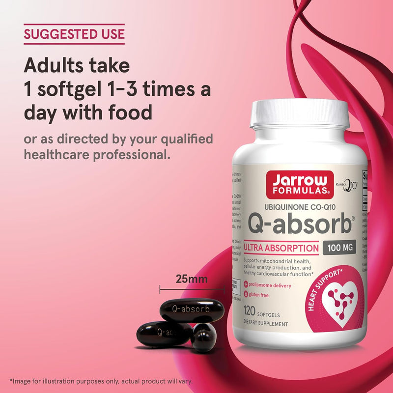 Q-Absorb Co-Q10 100 mg 120 Softgels