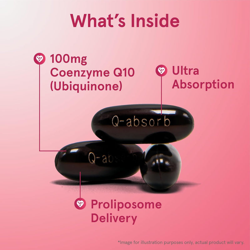Q-Absorb Co-Q10 100 mg 120 Softgels