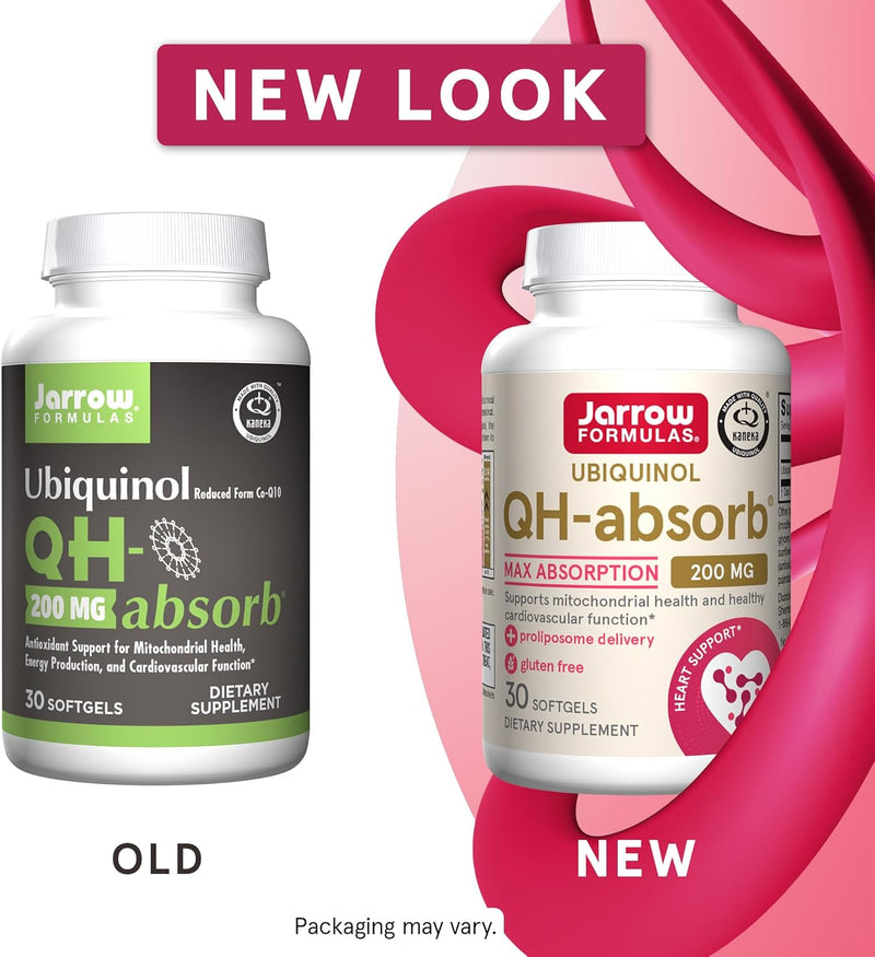 Ubiquinol QH-Absorb 200 mg 30 Softgels