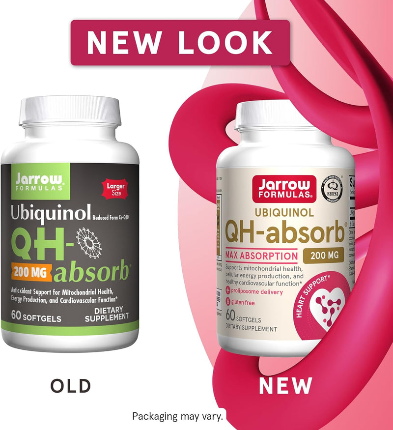 Ubiquinol QH-Absorb 200 mg 60 Softgels