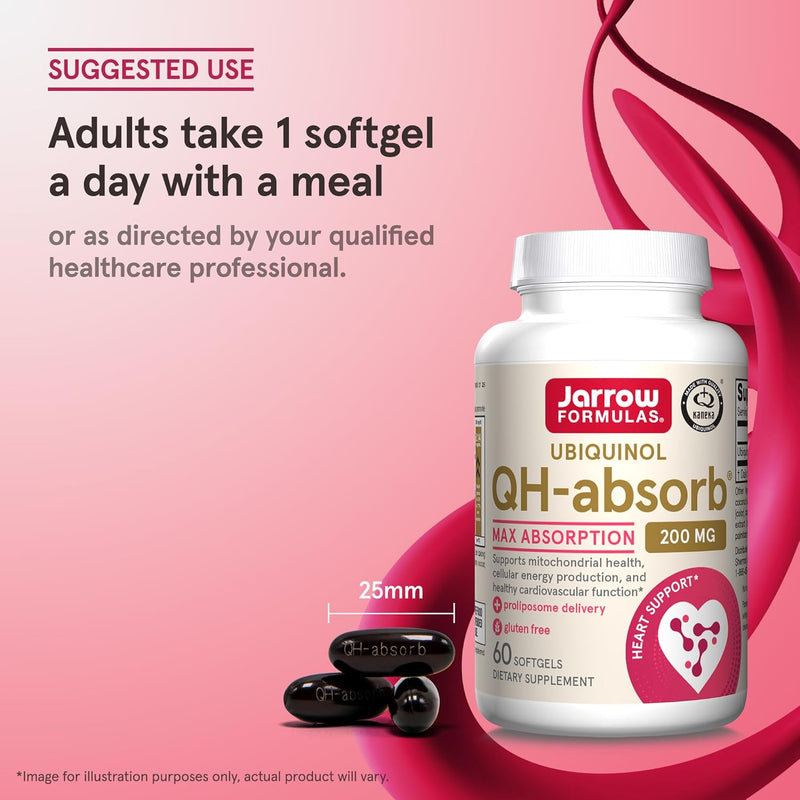 Ubiquinol QH-Absorb 200 mg 60 Softgels