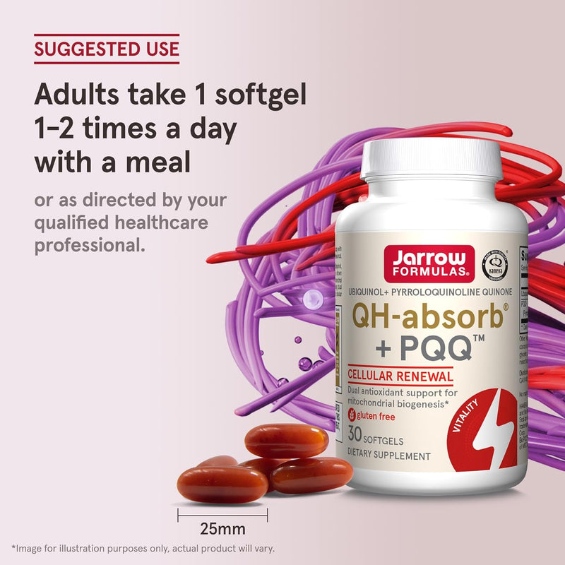 Ubiquinol QH-Absorb + PQQ 30 Softgels