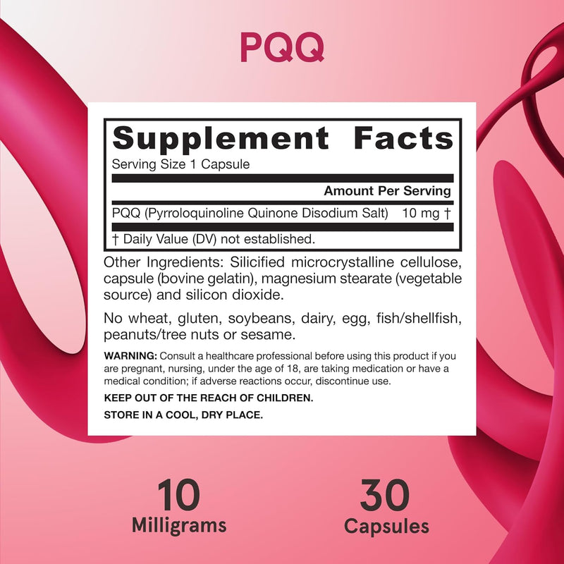 PQQ 10 mg 30 Capsules