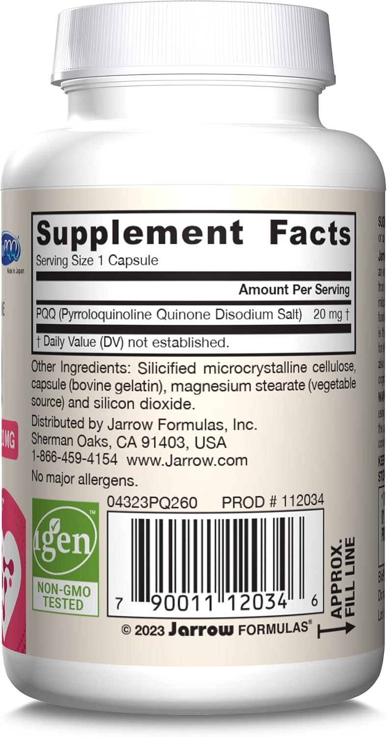 PQQ 20 mg 60 Capsules