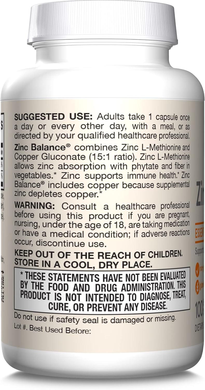 Zinc Balance 100 Capsules