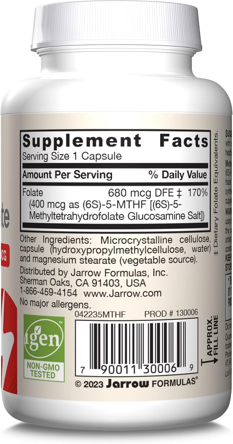 Methyl Folate 400 mcg 60 Capsules