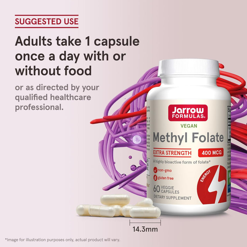 Methyl Folate 400 mcg 60 Capsules