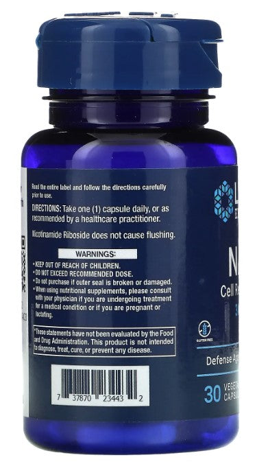 NAD+ Cell Regenerator™ Nicotinamide Riboside 300 mg 30 Vege Capsules, by Life Extension