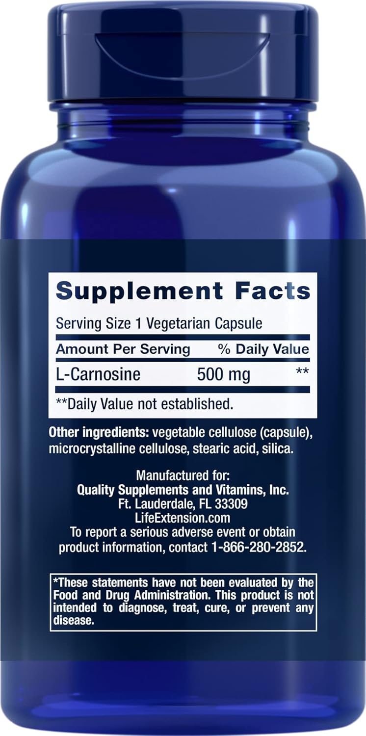 Carnosine 60 Caps by Life Extension