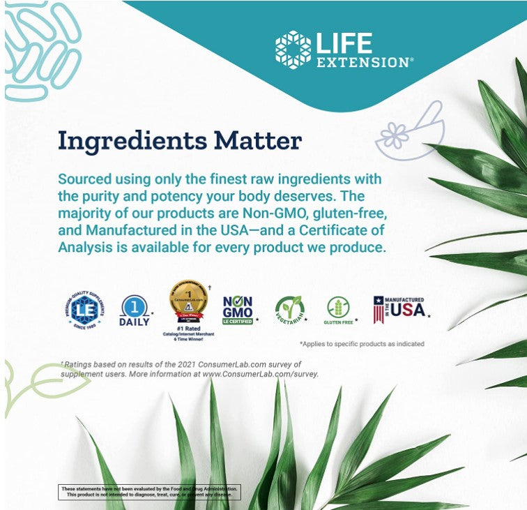 Quick Brain Nootropic, 30 Vegetarian Capsules, by Life Extension