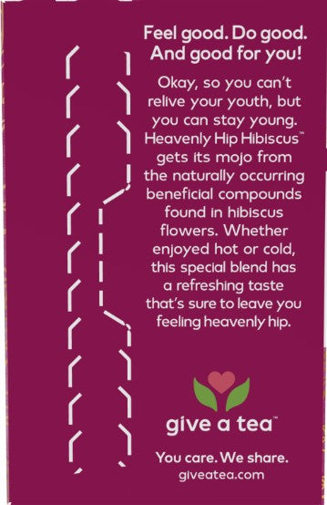 Heavenly Hip Hibiscus Tea 24 Tea Bags, by NOW