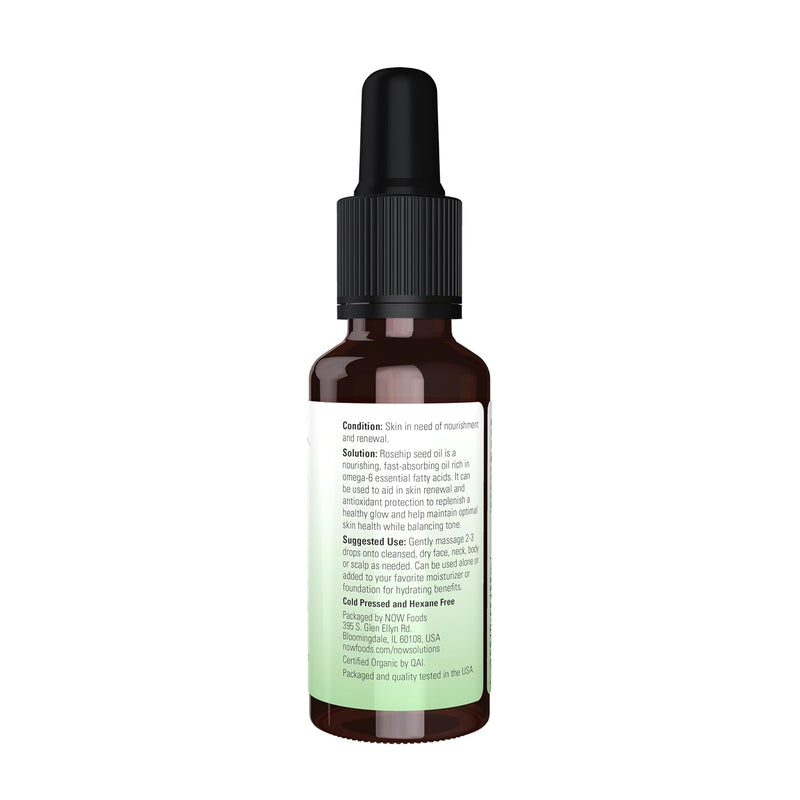 Organic Rosehip Seed Oil - 1 fl. oz by NOW
