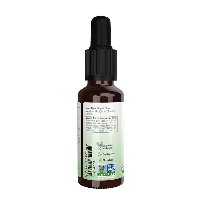 Organic Rosehip Seed Oil - 1 fl. oz by NOW