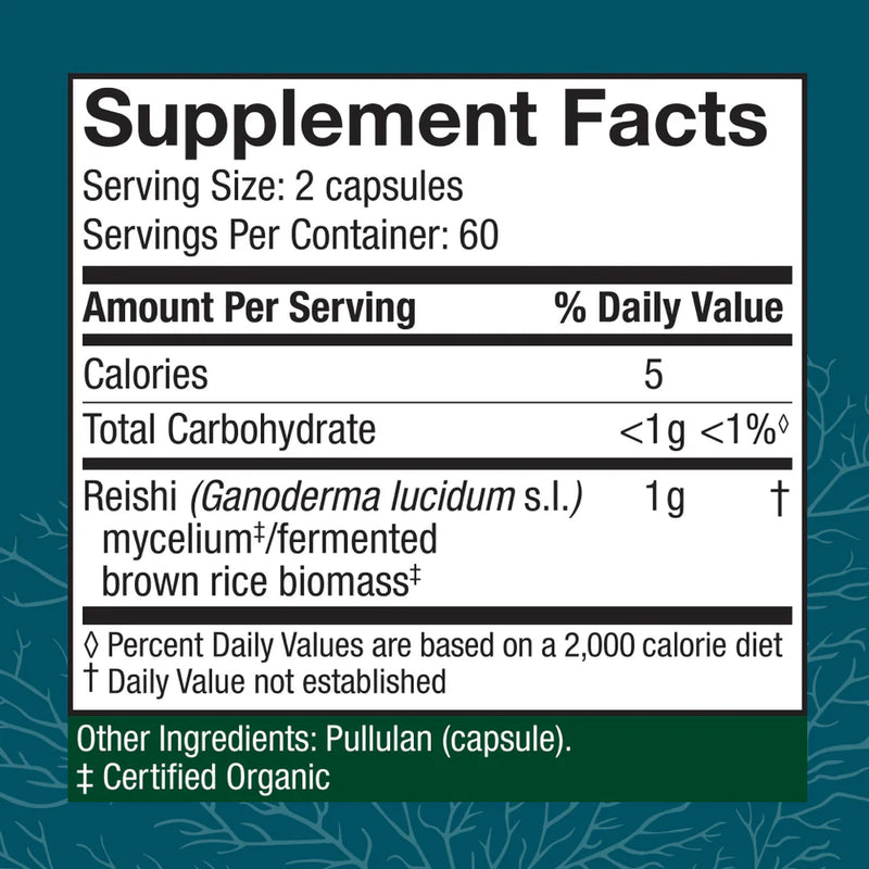 Host Defense Reishi 120 Vegetarian Capsules