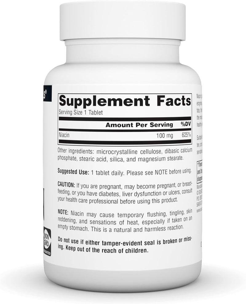 Niacin 100 mg 250 Tabs by Source Naturals