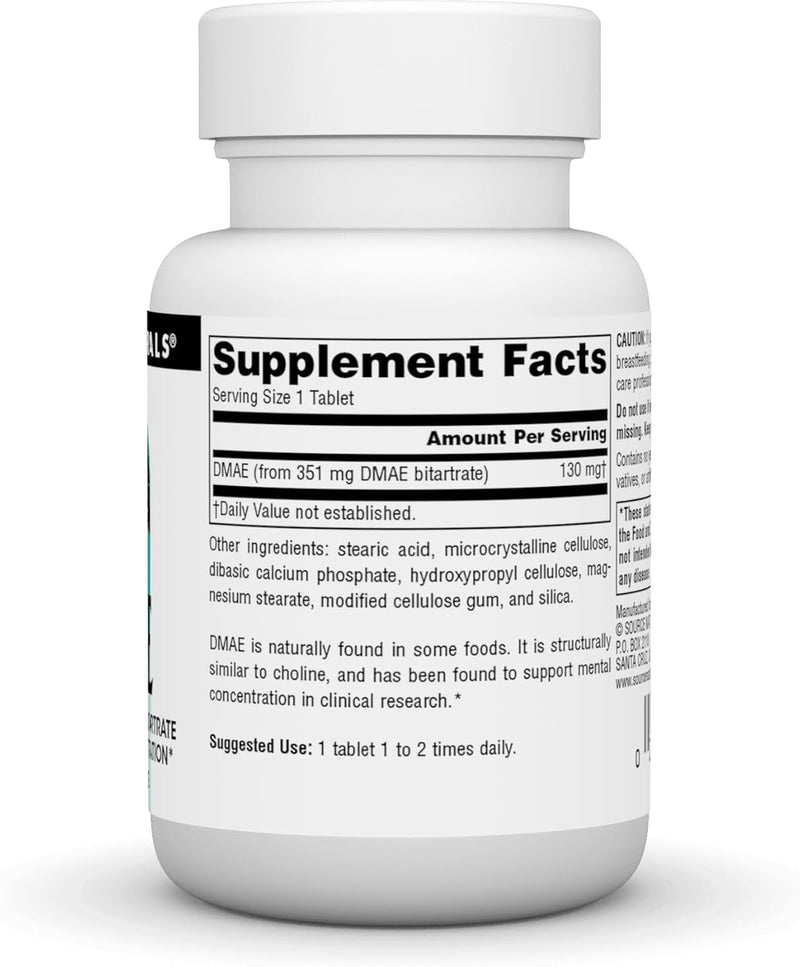 DMAE 50 Tabs by Source Naturals