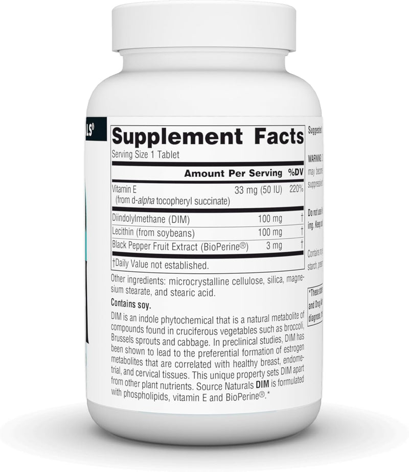 DIM 120 Tabs by Source Naturals