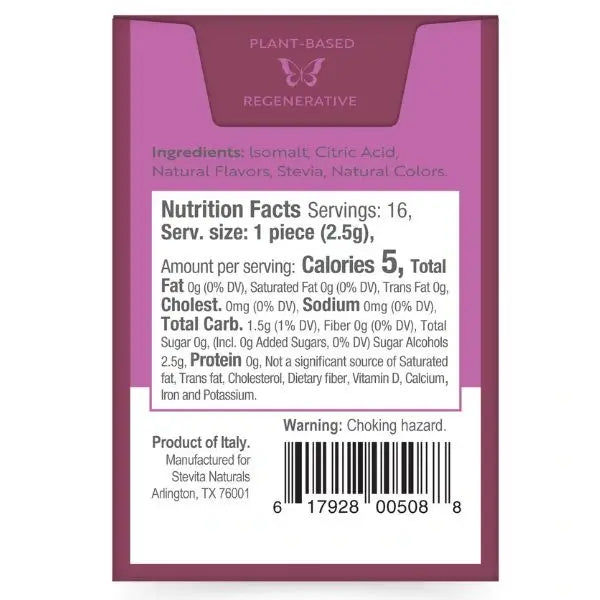 Harmony Grown Sugar-Free Mixed Berry Hard Candy 1.4 oz (40 g) by Stevita Naturals