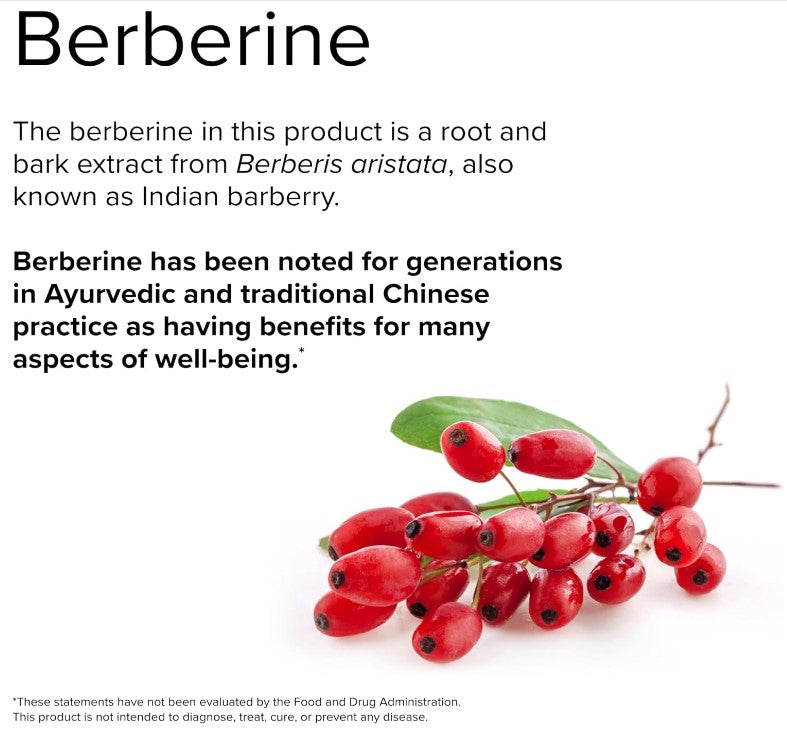 Terry Naturally Berberine 500 mg, 60 Capsules, by Europharma