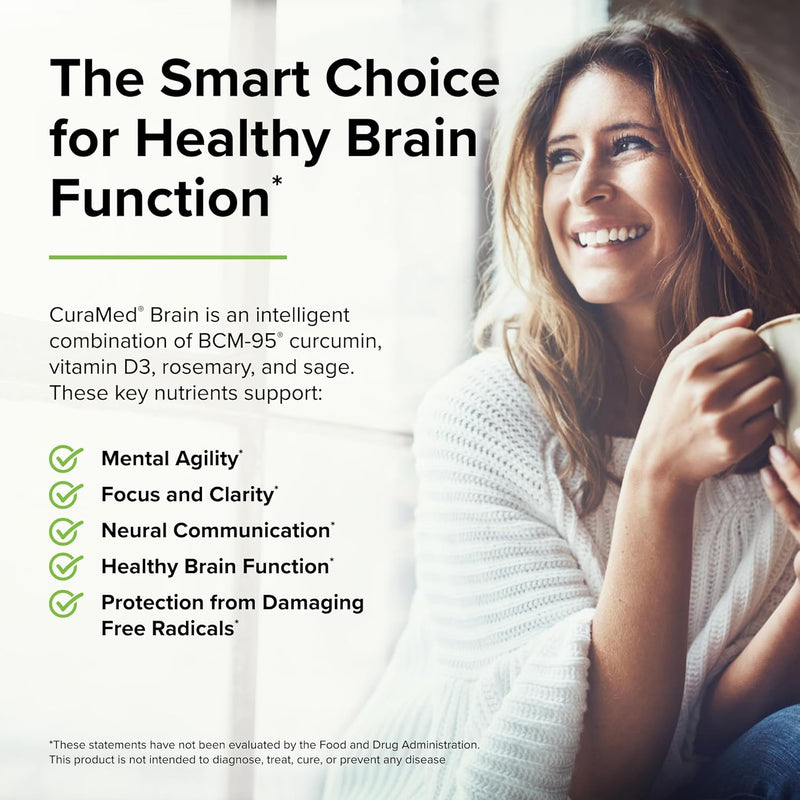 Terry Naturally CuraMed Brain 60 Softgels by EuroPharma