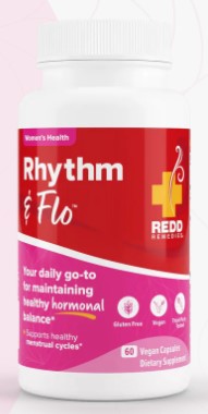 Rhythm & Flo™ 60 Vegan Capsules, by Redd Remedies