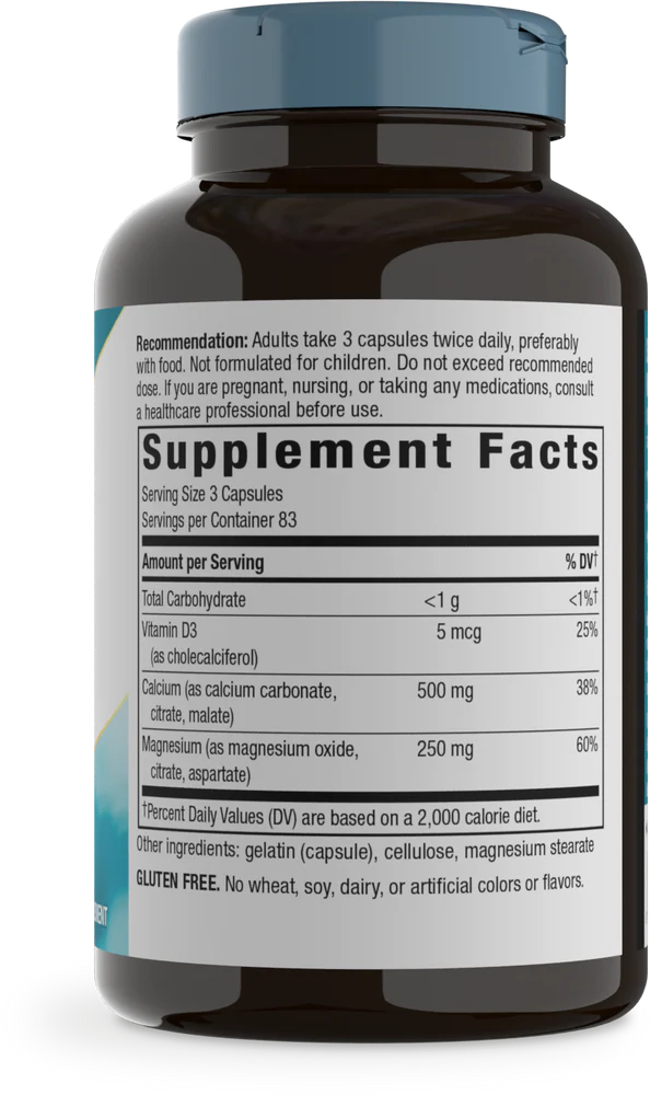 Calcium Mag & D Complex 250 Capsules by Nature&