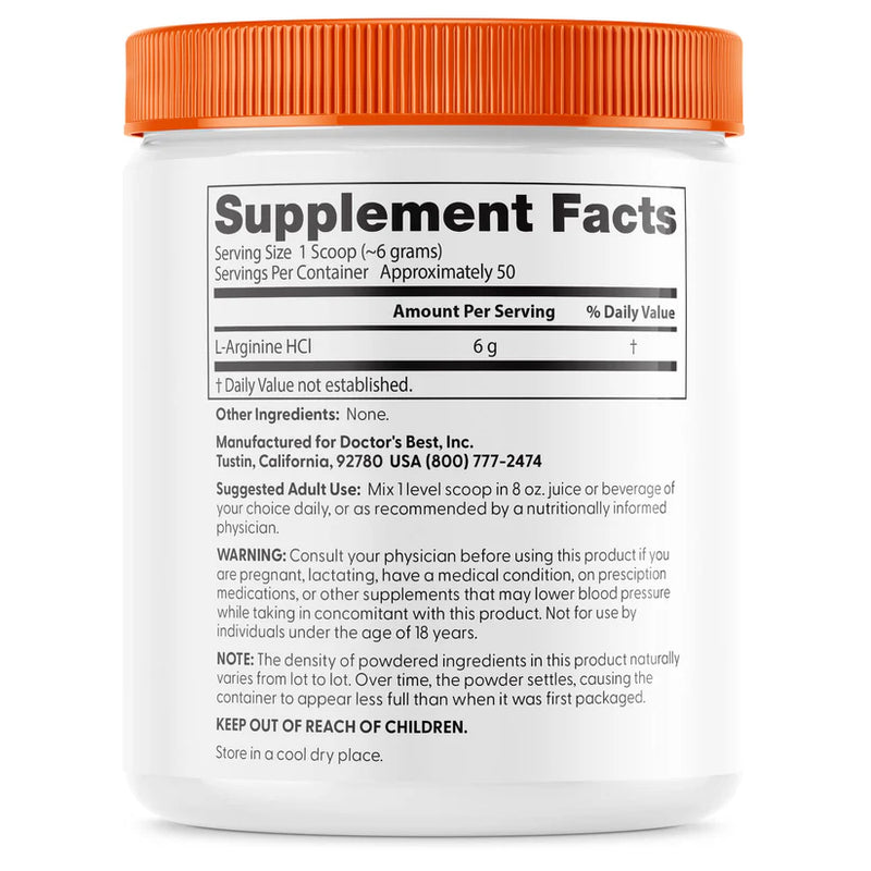 L-Arginine Powder 10.6 oz (300 g)