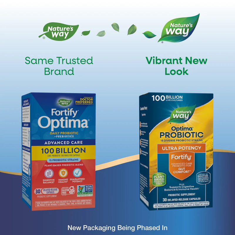 Fortify Optima Ultra Potency Probiotic 30 Delayed-release Capsules by Nature&