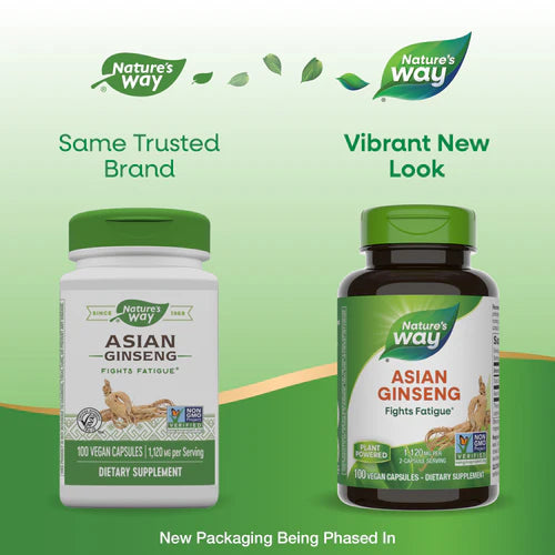 Asian Ginseng, 560 mg, 100 Vegan Capsules by Nature&