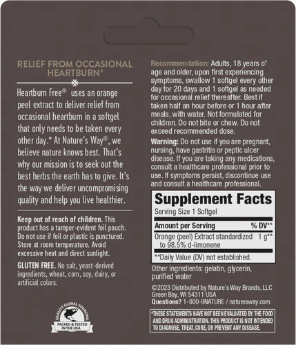 Heartburn Free 10 Softgel Capsules