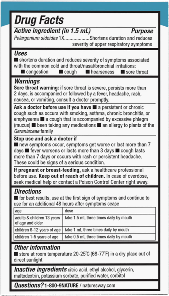 Umcka ColdCare Alcohol-Free Drops 2 fl oz (60 ml)