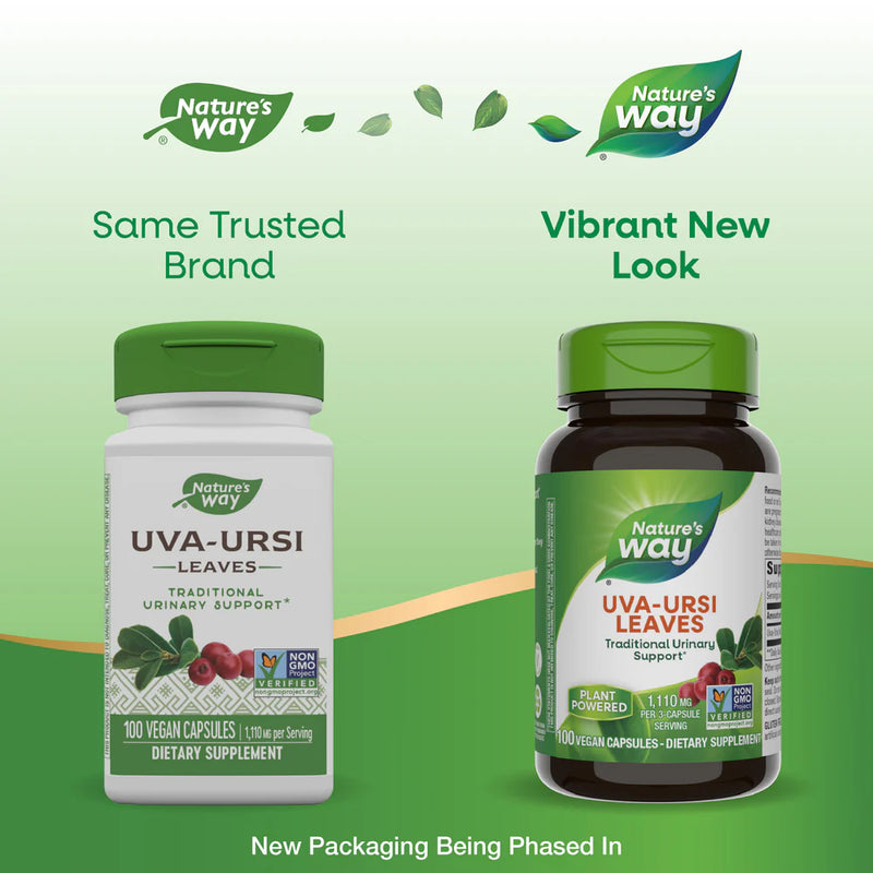 Uva Ursi Leaves 480 mg 100 Vegetarian Capsules by Nature&