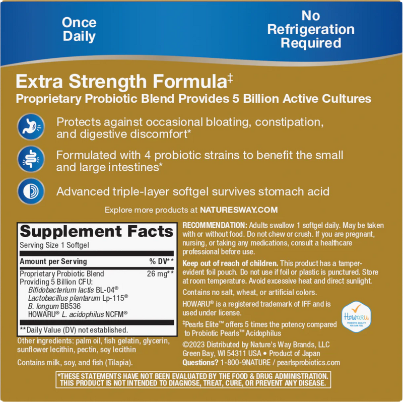 Pearls Elite 30 Once-Daily Softgels