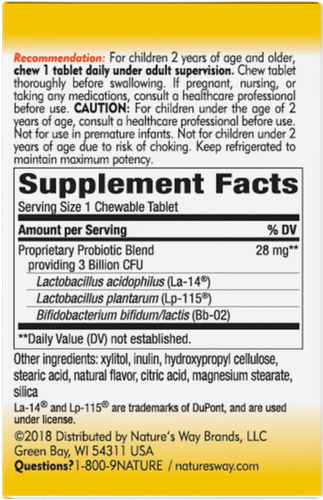 Primadophilus Kids Orange Flavored 30 Chewable Tablets