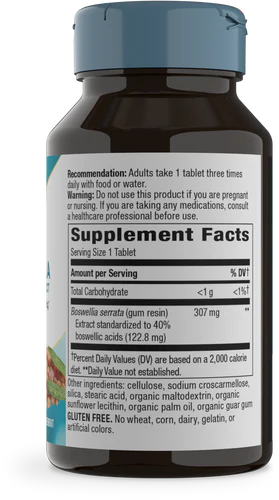 Boswellia Standardized 60 Tablets