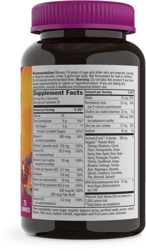 Alive! Prenatal Gummy Vitamins 75 Gummies