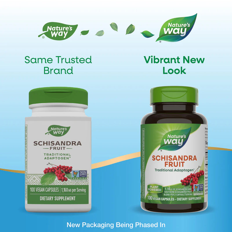 Schisandra Fruit 580 mg 100 Vegetarian Capsules by Nature&