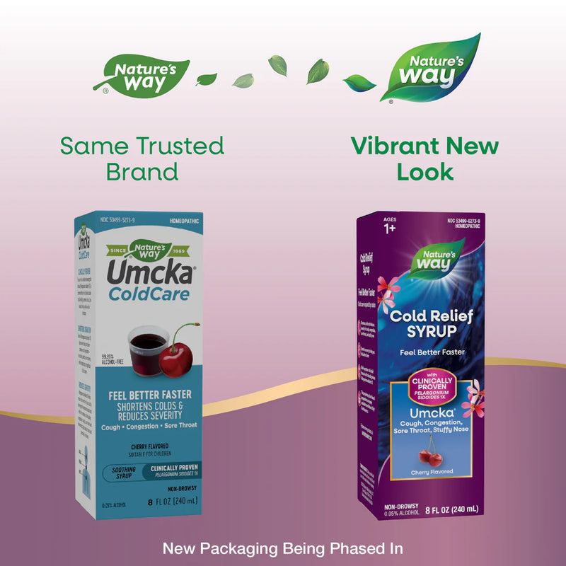 Umcka ColdCare Soothing Syrup Cherry Flavor 8 fl oz (240 ml)